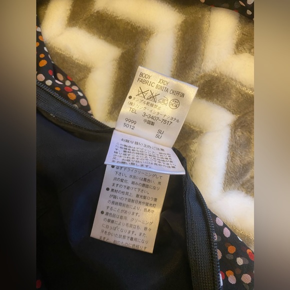 THEORY polka dot midi dress in silk chiffon with lining. Mint condition … - Picture 7 of 10